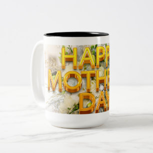 Happy Mother's Day Two-Tone Coffee Mug