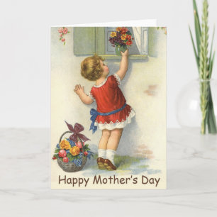 Happy Mothers Day - Vintage Card