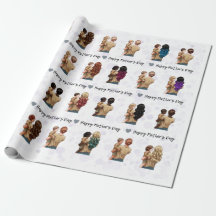 Happy Mother's Day Watercolor Mom Wrapping Paper