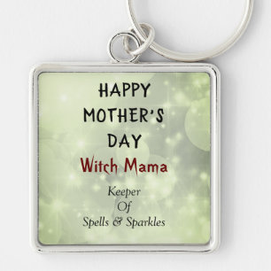 Happy Mother's Day Witch Mama design Keychain