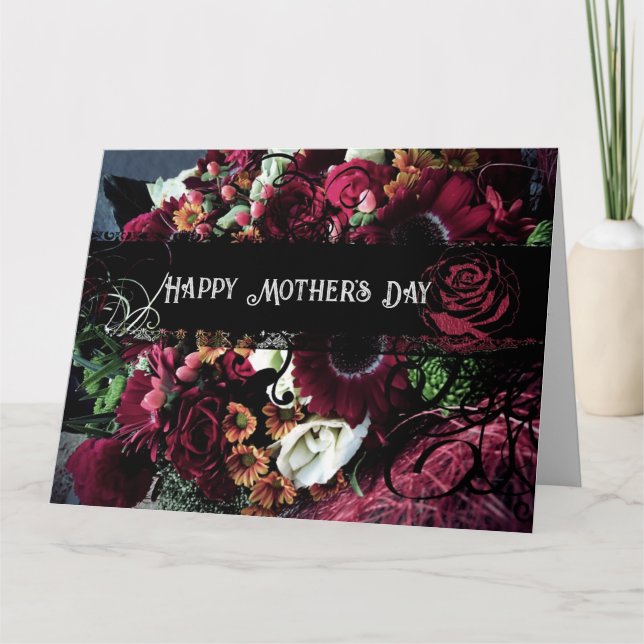 Happy Mother's Day With Quote Folded Greeting Card (Front)