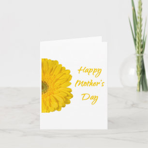 Happy Mother's Day Yellow Daisy Card