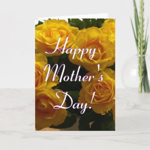 Happy Mother's Day Yellow Roses I Card