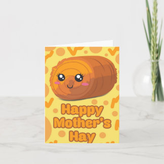 Happy Mother's Hay Puns Mother's Day Card