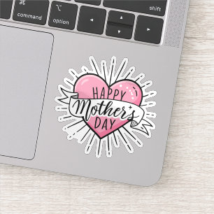 Happy mothersday heart sticker