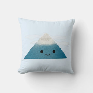HappY Mountain Throw Pillow
