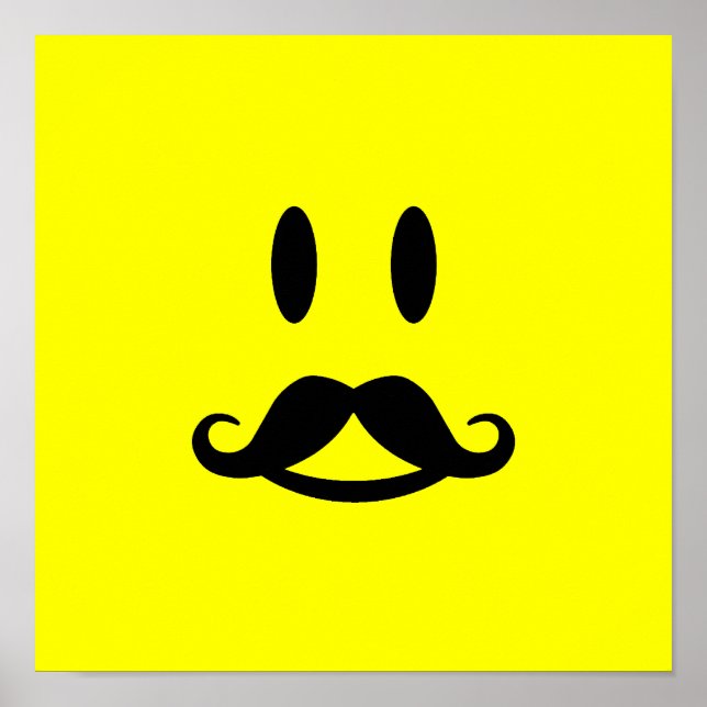 Happy Moustache custom poster (Front)