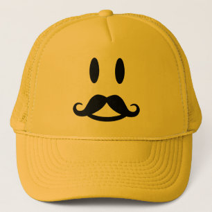 Happy Moustache hat - choose colour