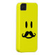Happy Moustache iPhone 4 case-mate Case-Mate iPhone Case (Back/Right)