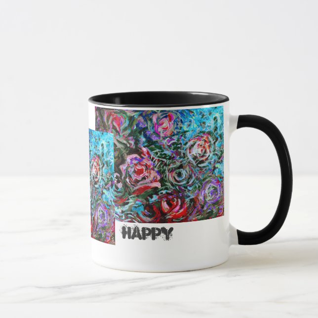 Happy mug with roses (Right)