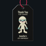 Happy Mummy Cute Halloween Monster Birthday Gift Tags<br><div class="desc">Halloween birthday or other event with a cool Halloween image. A mummy all wrapped up in his bandages. Happy smiling face. A spooky cute adorable creature.</div>