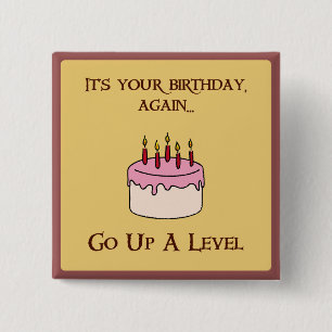 Happy Munchkin Birthday! 2 Inch Square Button