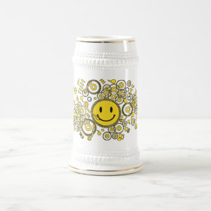 Happy_Music Beer Stein