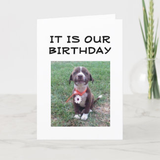 HAPPY "MUTUAL BIRTHDAY" CARD