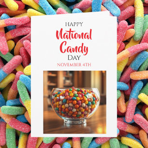 Happy National Candy Day November 4th Card