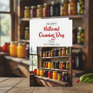 Happy National Canning Day Oct 23rd Card