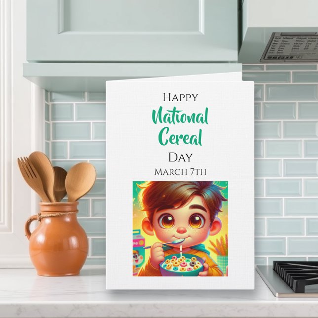 Happy National Cereal Day | March 7th Card (Creator Uploaded)