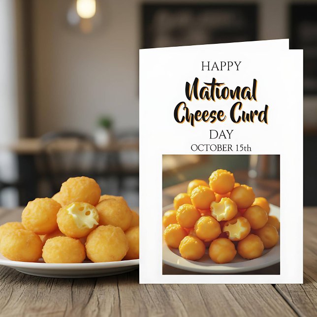 Happy National Cheese Curd Day | October 15th Card (Creator Uploaded)