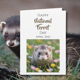 Happy National Ferret Day - April 2nd Card