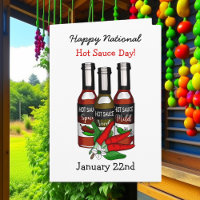 Happy National Hot Sauce Day | January 22nd