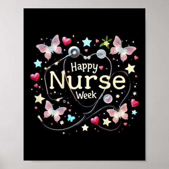 Happy National Nurses Week 2025 - Cute Future Nurs Poster (Front)