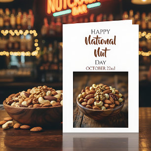 Happy National Nut Day October 22nd Card