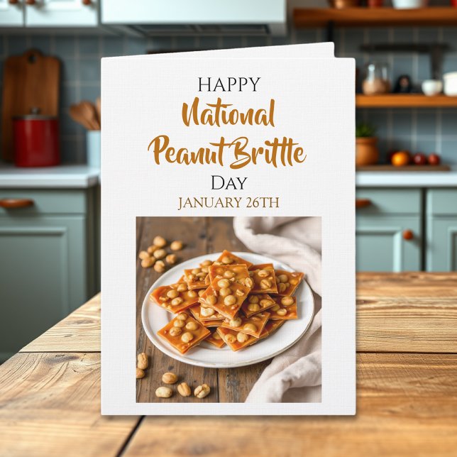 Happy National Peanut Brittle Day | January 26th Card (Creator Uploaded)