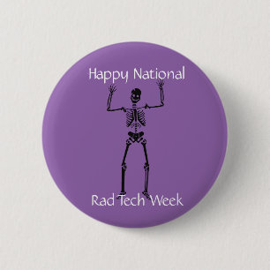 Happy National Rad Tech Week 2 Inch Round Button