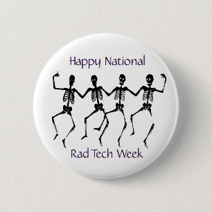Happy National Rad Tech Week 2 Inch Round Button