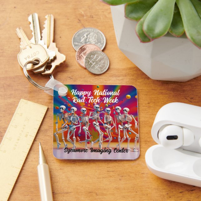 Happy National Rad Tech Week Keychain (Desk)