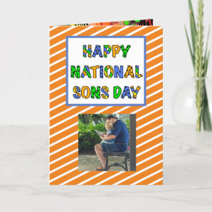 Happy National Sons Day   September 28th Card