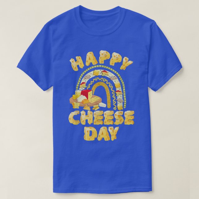 Happy Nationall Cheese Day Funny Matching Cheese G T-Shirt (Design Front)