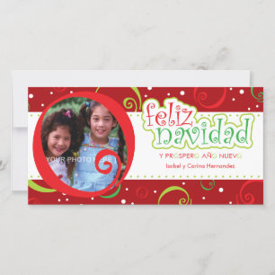 happy navidad (joy) holiday card