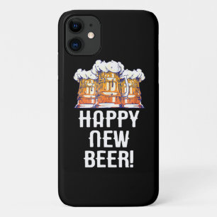 HAPPY NEW BEER! New Year's Eve Party Drinking iPhone 11 Case