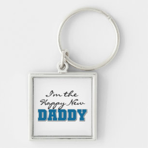 Happy New Daddy Gifts Keychain