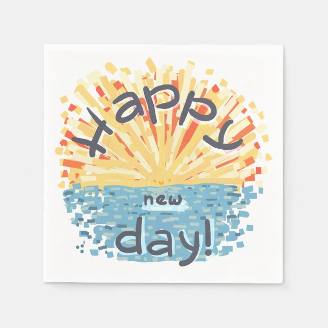 Happy New Day! Napkin (Front)