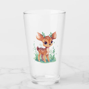 Happy new Deer Glass