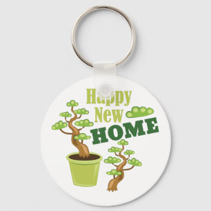 Happy New Home Keychain