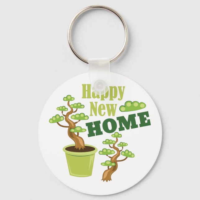 Happy New Home Keychain (Front)