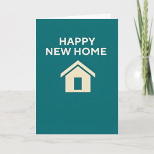 Happy New Home x Teal  Card