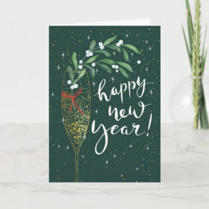 HAPPY NEW TO FAMILY AND FRIENDS HOLIDAY CARD