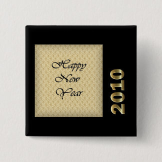 Happy New Year 2010 2 Inch Square Button