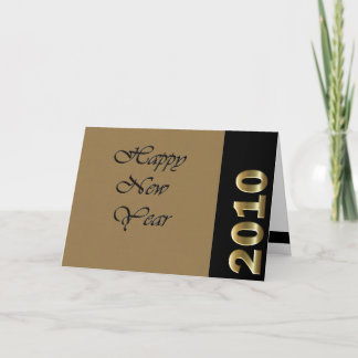Happy New Year 2010 Holiday Card