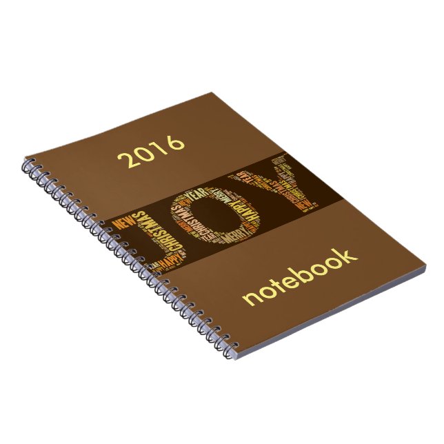 Happy New Year 2016 JOY Notebook Christmas (Right Side)