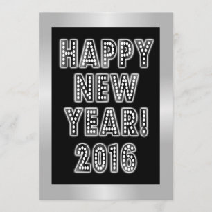 Happy New Year 2016 Party Invitations