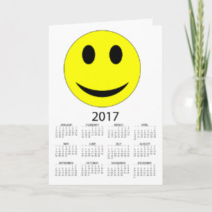 Happy New Year 2017 Funny Calendar Holiday Card