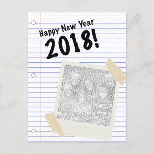 Happy New Year 2018 Holiday Postcard