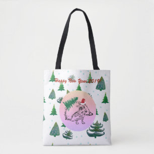 Happy New Year 2019 Custom Tote