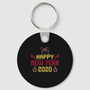 Happy New Year 2020 2 Keychain