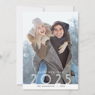 Happy New Year 2020 Photo Holiday Card